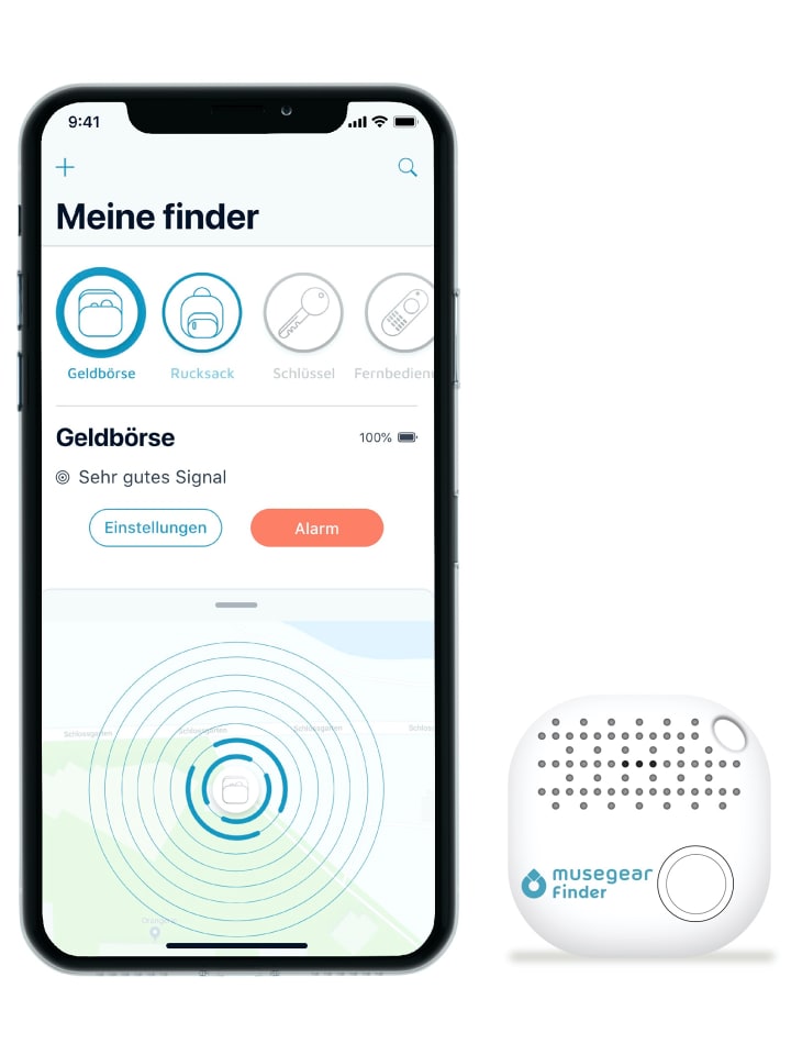 musegear Bluetooth-Schlüsselfinder 