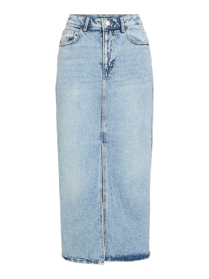 Vila Jeansrock in Hellblau günstig kaufen