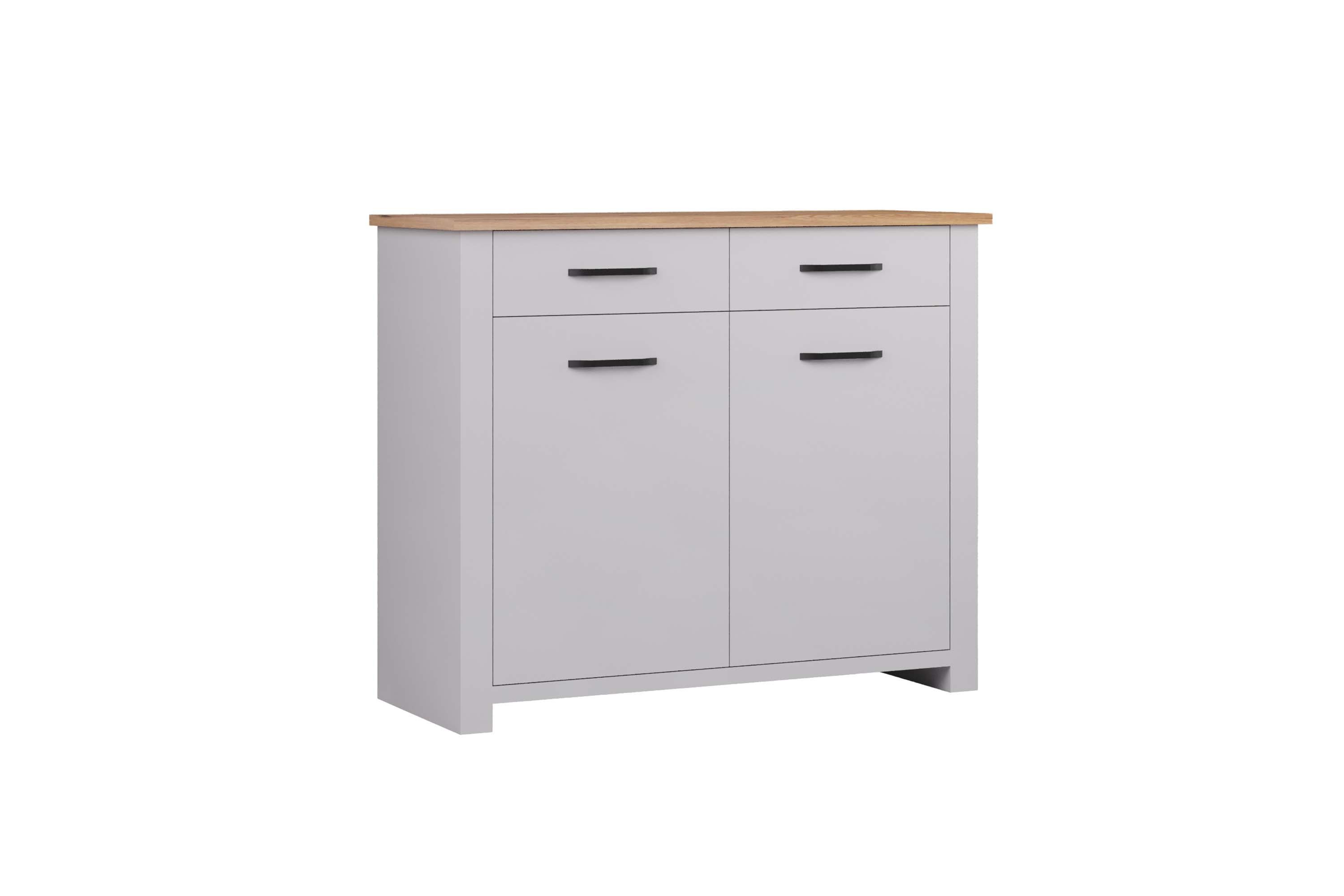 HYPE Rooms Wohnwand Wohnwand Wohnzimmer Sienna 5-teilig, TV-Bank, Vitrinenschrank, Vitrinenschrank schmal, Kommode, Couchtisch