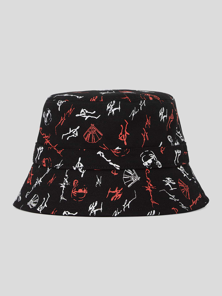 Karl Lagerfeld Fischerhut in Schwarz günstig kaufen onesize