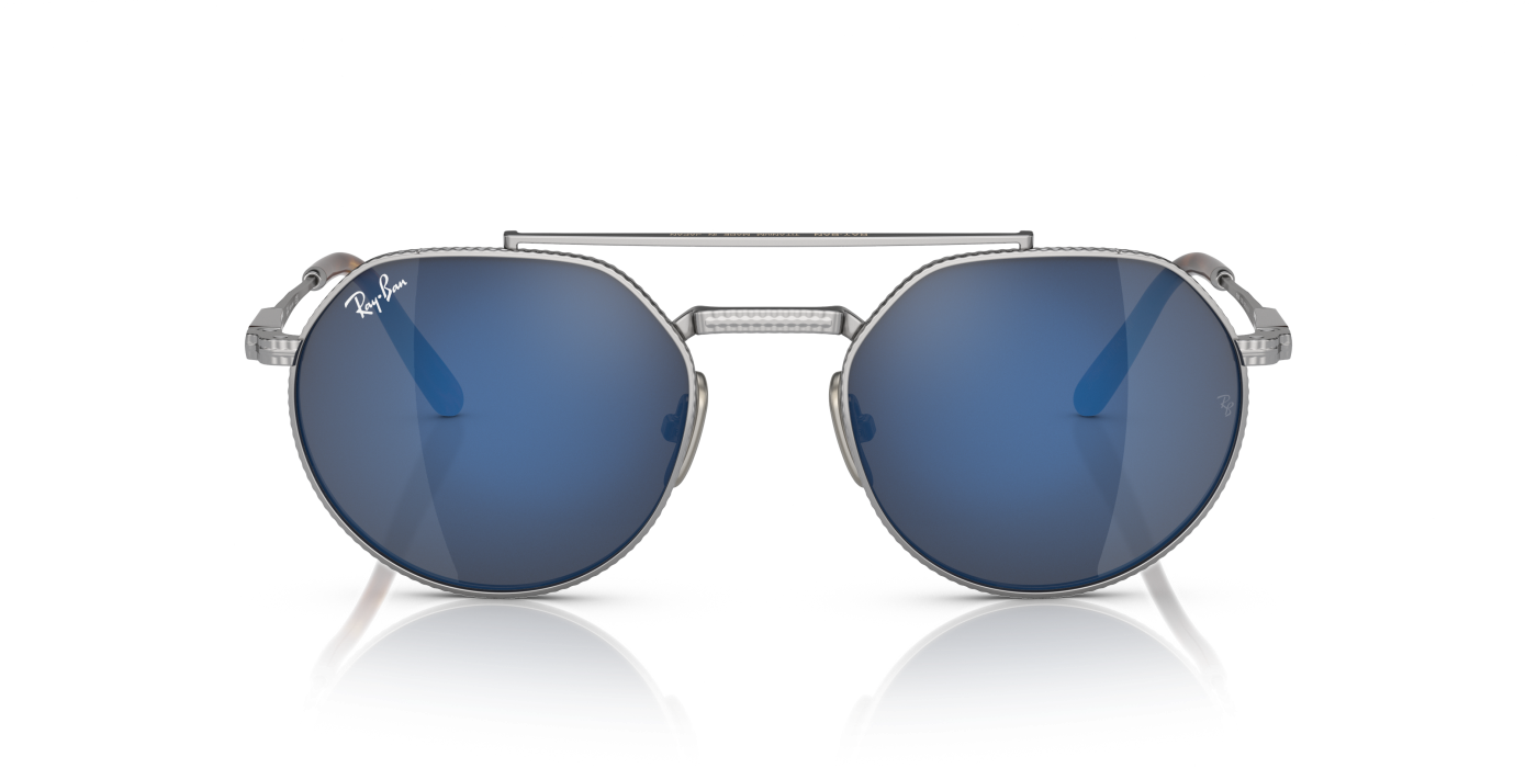 JACK II TITANIUM - Gri argintiu lustruit/Albastru