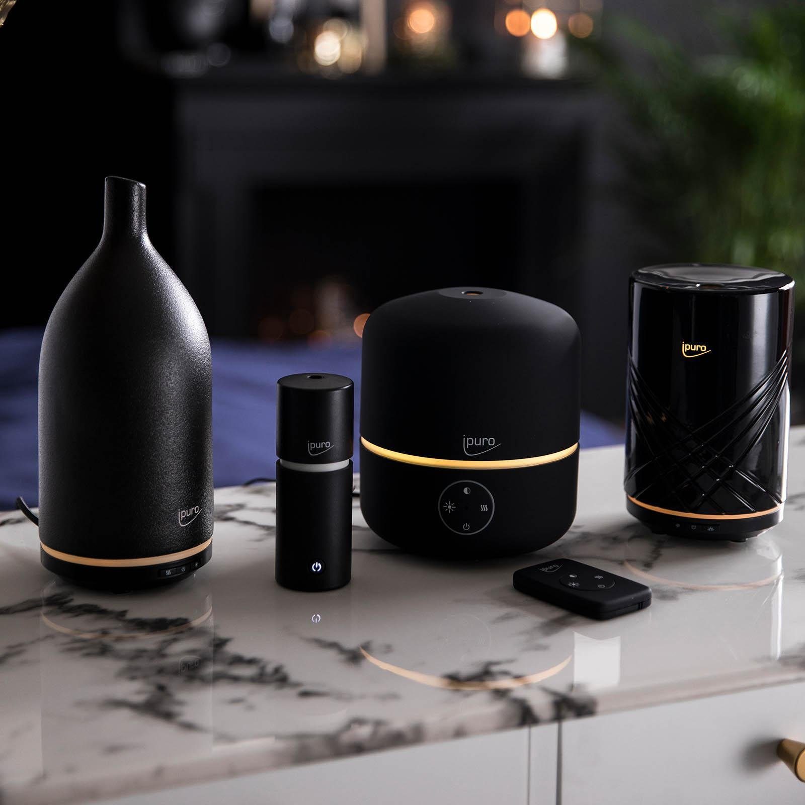 IPURO Diffuser Elektrischer Aroma-Diffusor Good Mood AIR SONIC, aus Aroma-Diffusor, Ø 13 Zentimeter, H 15 Zentimeter