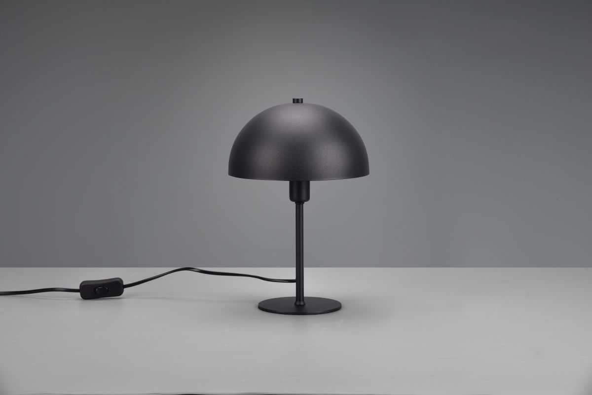 TRIO Tischlampe Nola Schwarz