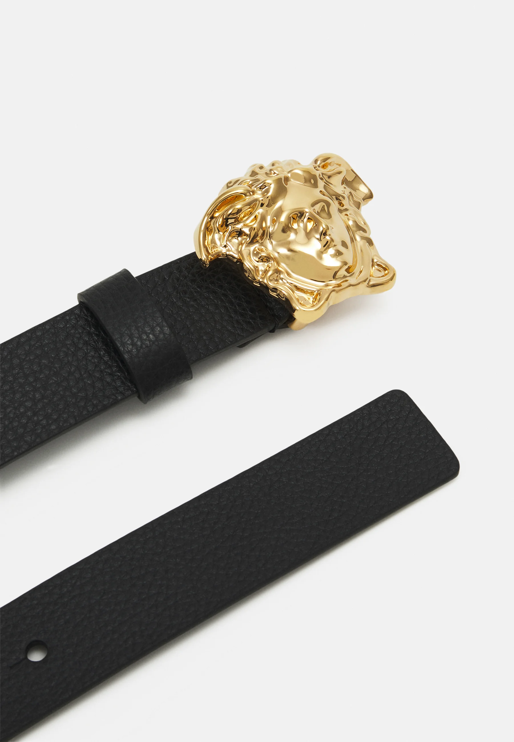 Cinturón unisex con hebilla de cabeza de MEDUSA de Versace - Cinturón