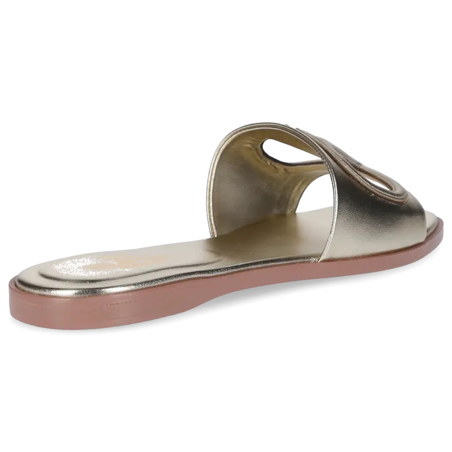 Valentino Garavani - Pantoletten VLOGO Nappaleder - gold