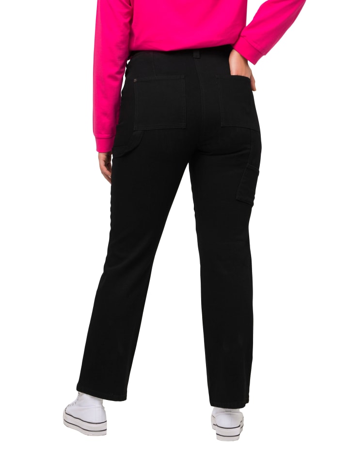 Ulla Popken Jeans in black günstig kaufen