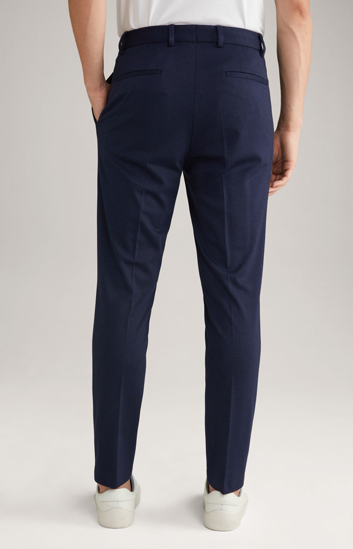 Jersey-Baukasten-Hose Bird in Navy meliert