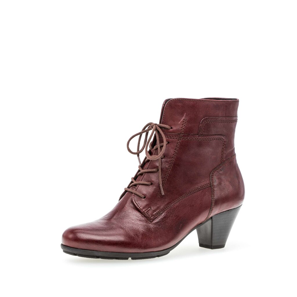 Gabor fashion Schnürstiefelette rot