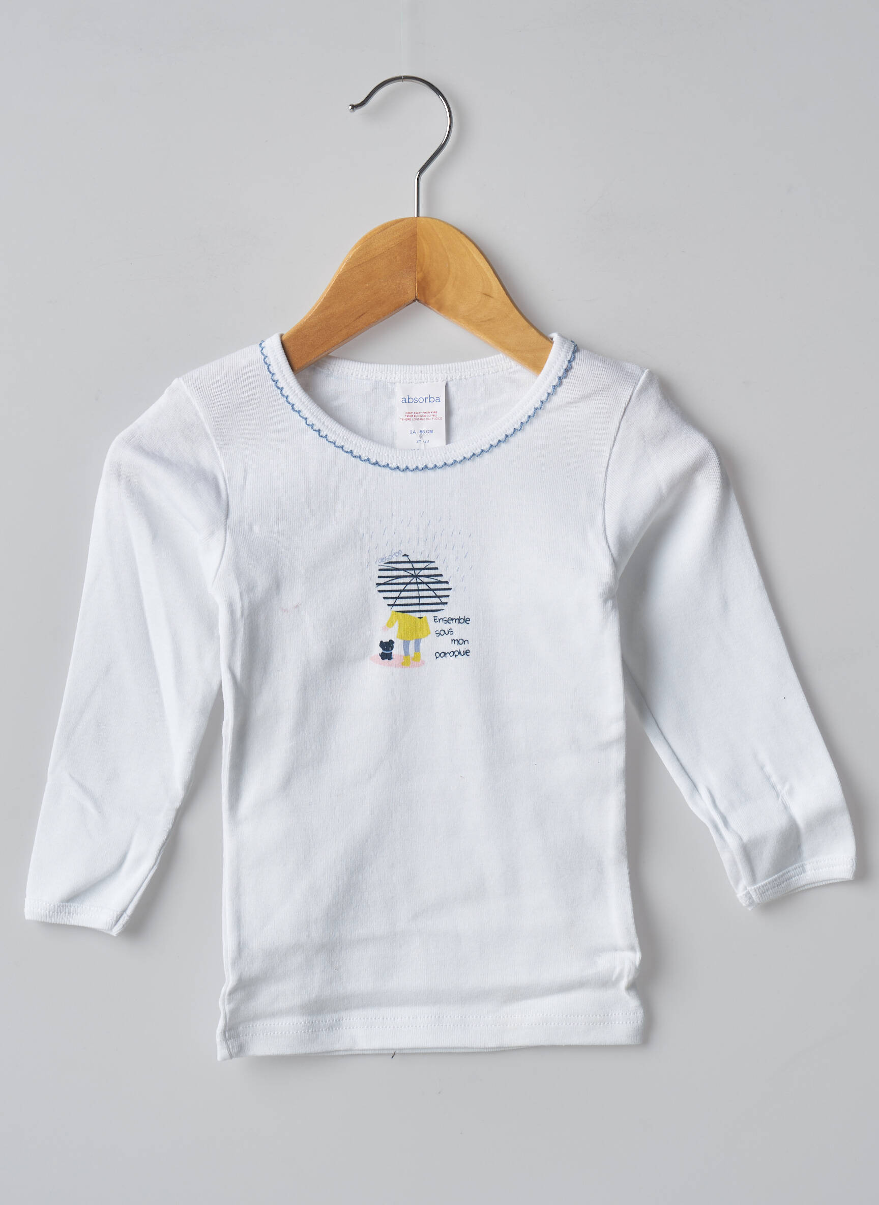 Absorba Tshirts Fille couleur blanc