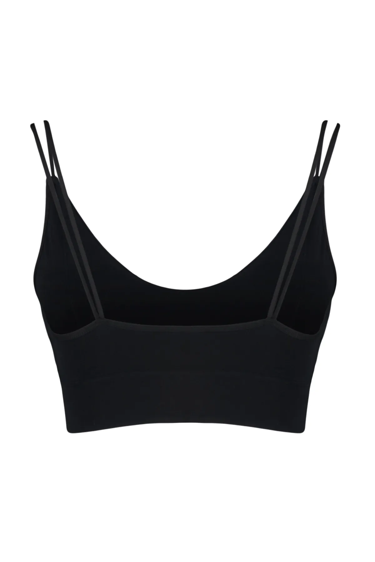 Trendyol Collection  Schwarzer nahtloser/nahtloser beschichteter Bralette-Strick-BH THMSS24SU00047