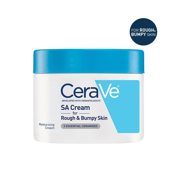 Crème SA pour peaux rugueuses et granuleuses. Crème à l'acide salicylique pour améliorer la texture de la peau.