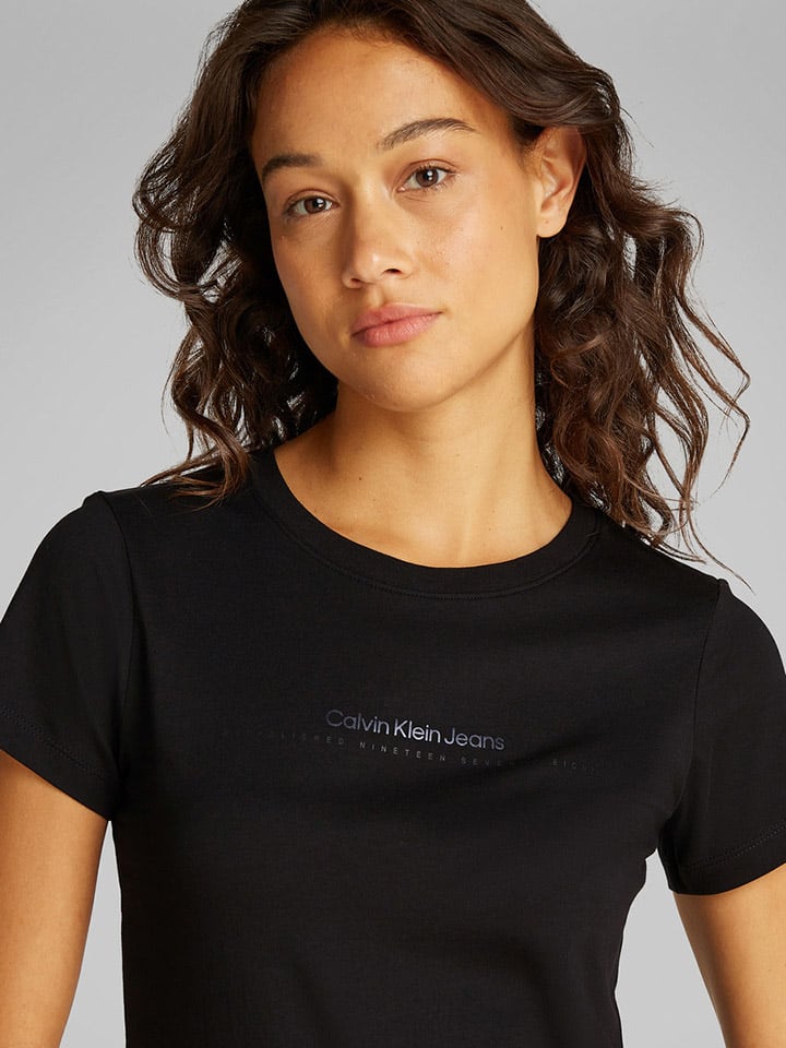 CALVIN KLEIN JEANS Shirt in Schwarz günstig kaufen