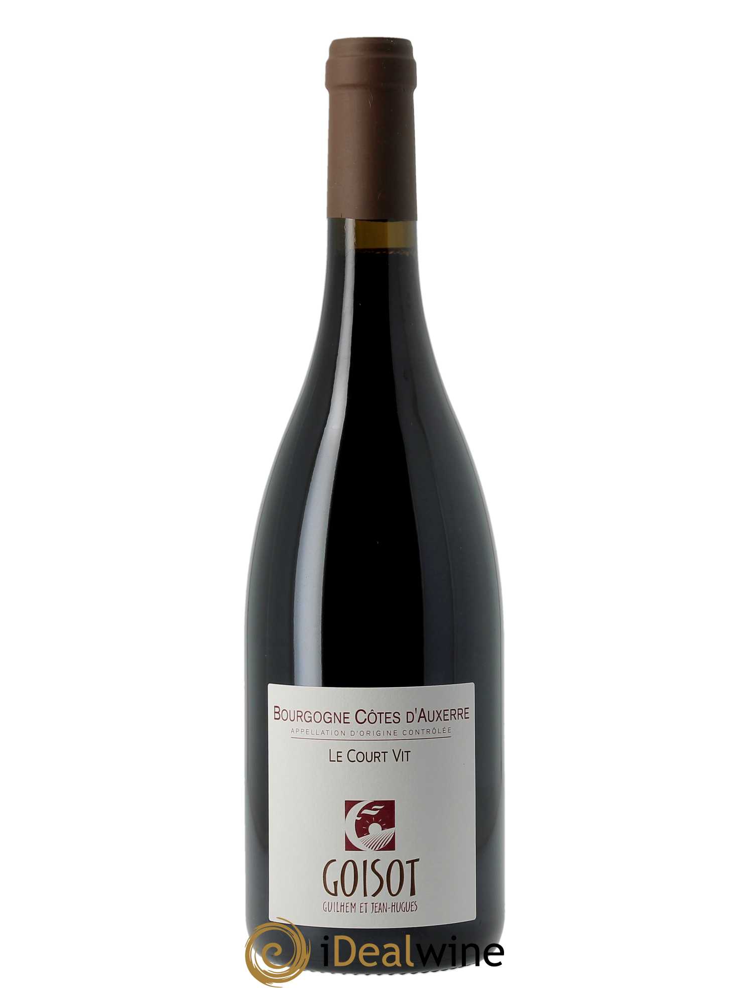 Bourgogne Côtes d'Auxerre Le Court Vit Goisot  2020 - Lot de 1 Bouteille