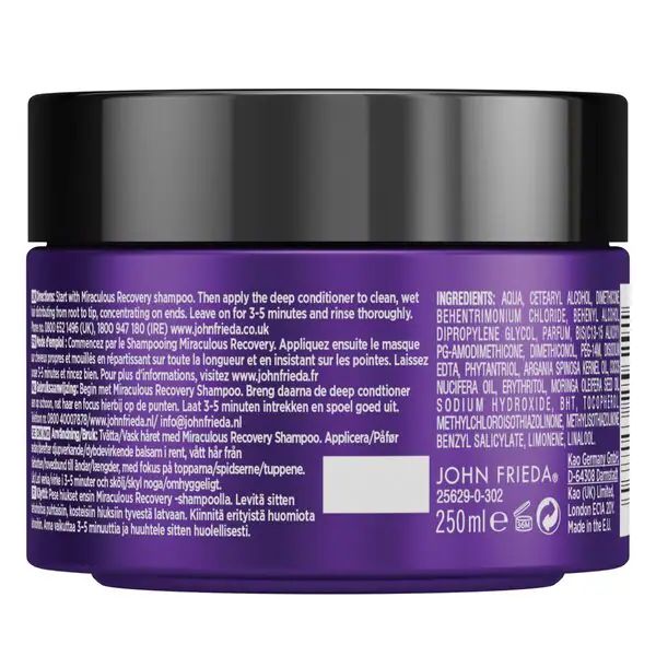 John Frieda Frizz Ease Miraculous Recovery Deep Conditioner 250ml