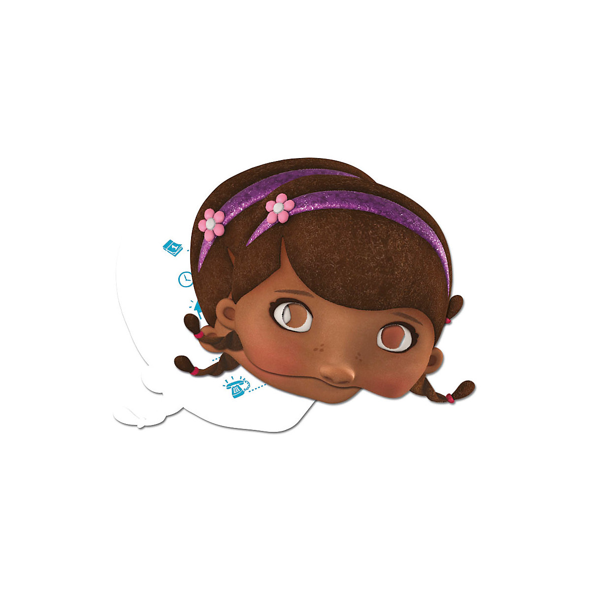 Einladungskarten Masken   Doc McStuffins, 4 Stück