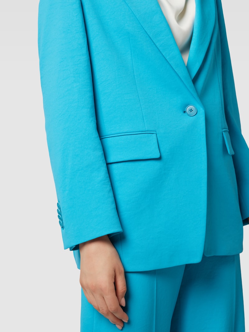 Blazer mit Reverskragen Modell 'GLENDALE' in ozean blau