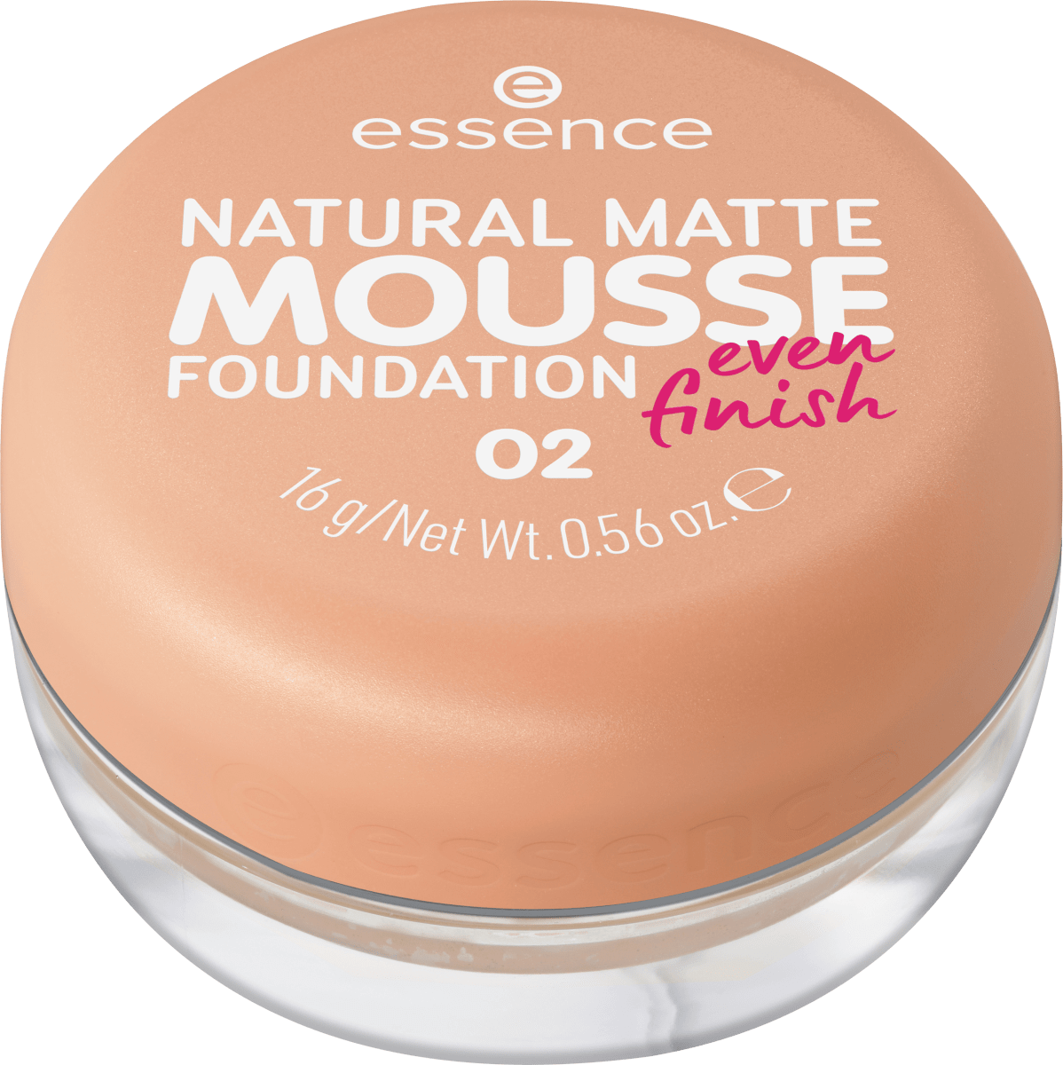 Foundation Natural Matte Mousse 02, 16 g
