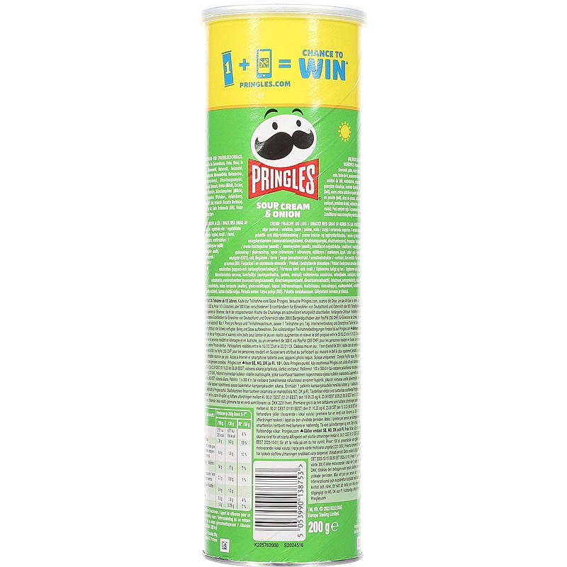 Pringles Pringles 200 g, Sourcream & onion
