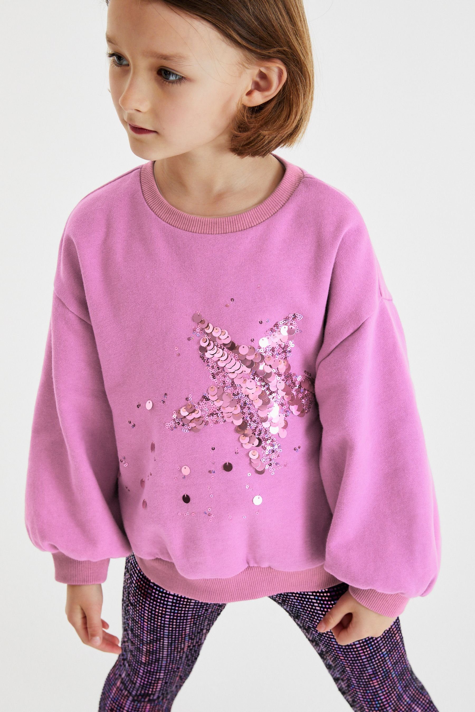 Next Sweatshirt Sweatshirt mit Rundhalsausschnitt (1-tlg)