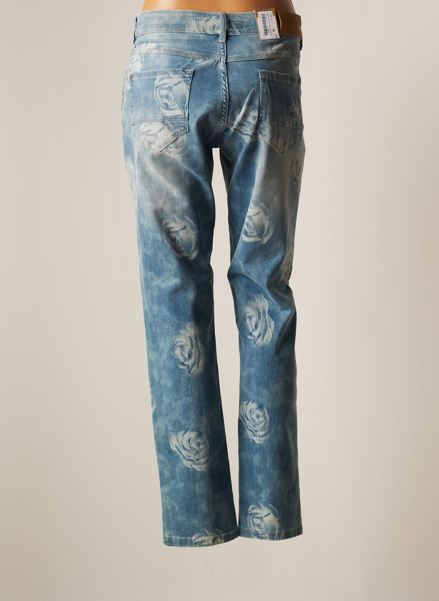 Zerres Jeans Coupe Slim Femme couleur bleu