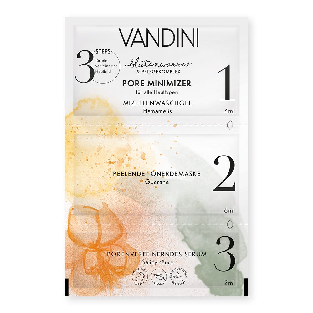 VANDINI Gesichtsmaske POREMINIMIZER 3-Step Maske, 1-tlg.