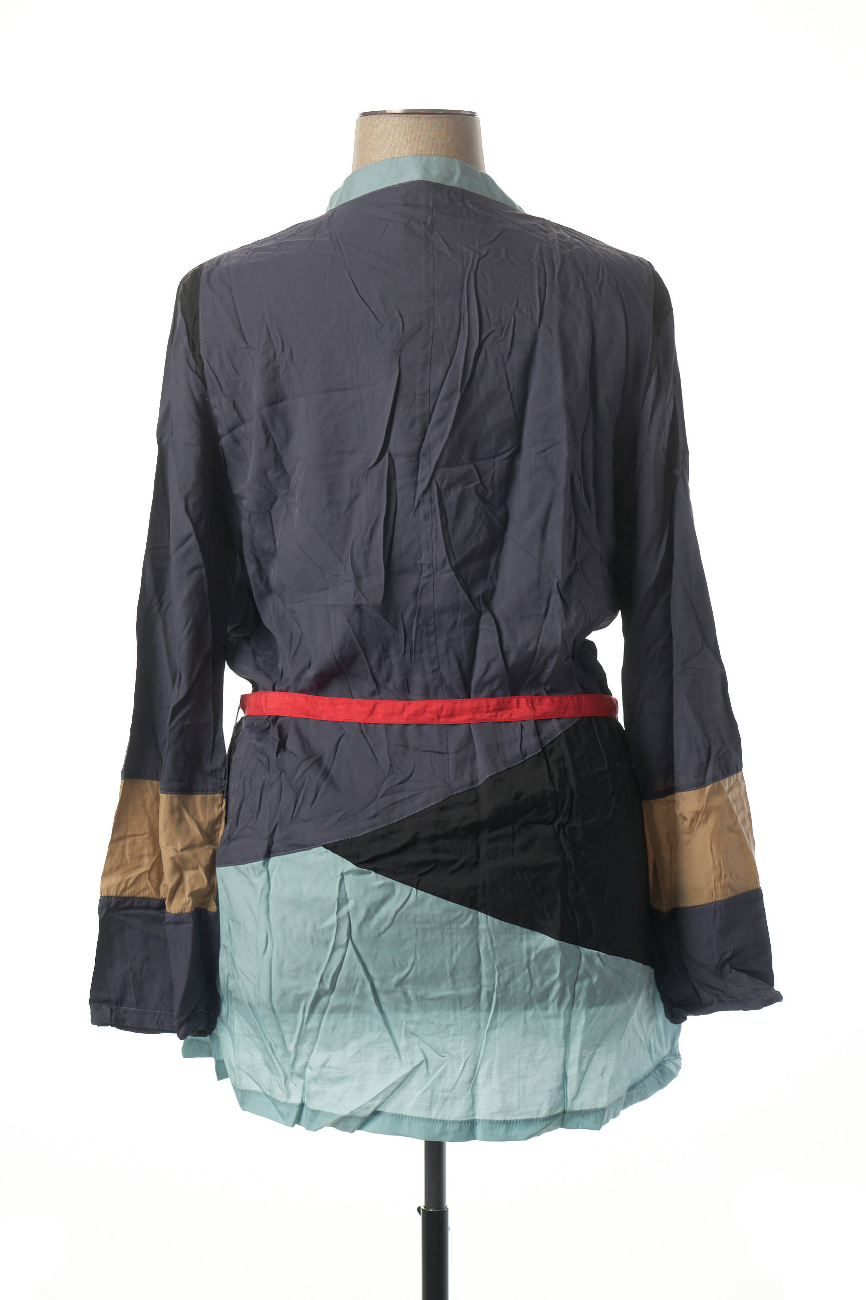 L33 Tuniquemanchelongue Femme couleur bleu