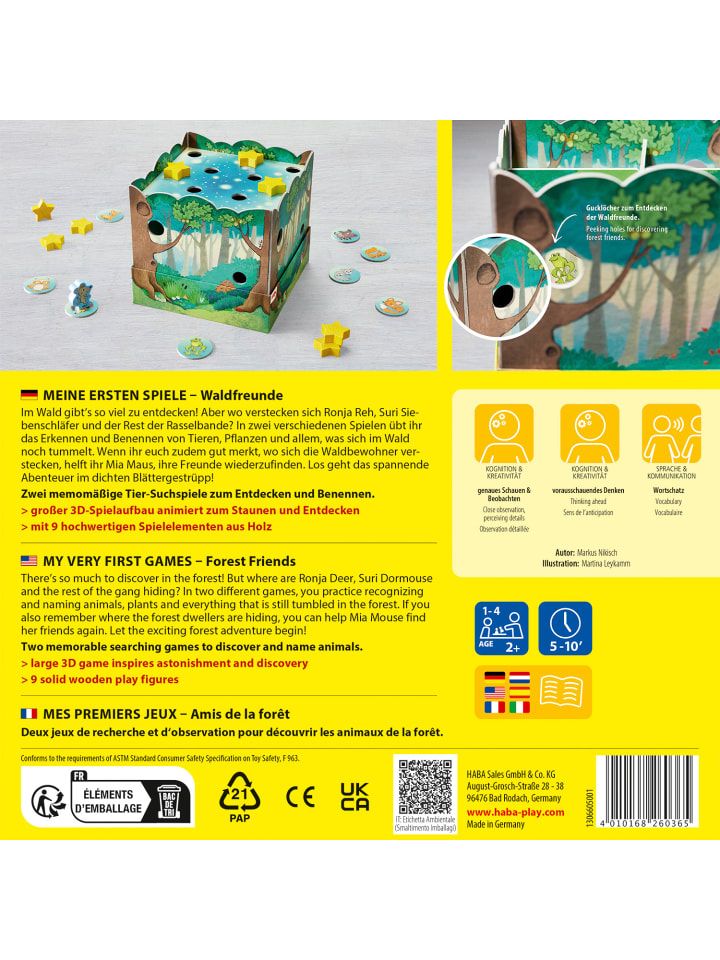 Haba Spiel Meine ersten Spiele in Waldfreunde günstig kaufen onesize