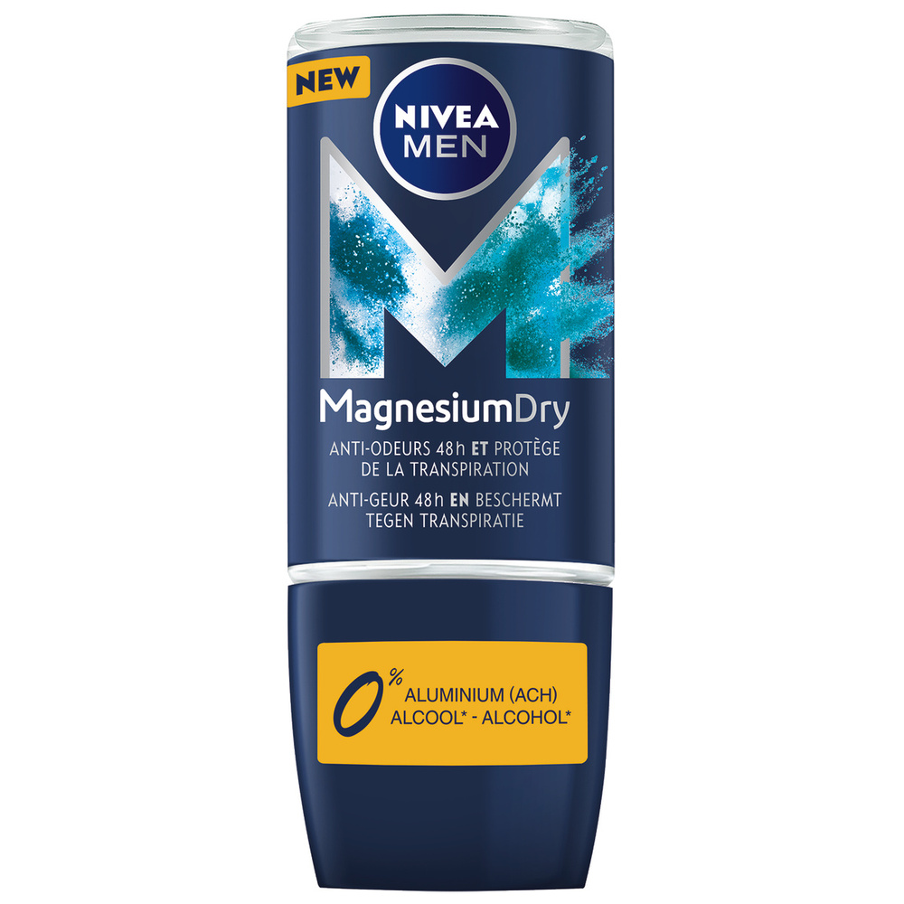 nivea MAGNESIUM DRY - Déodorant bille Protection anti-odeurs 48H Déodorant bille homme