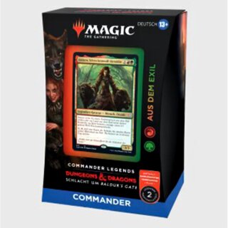 Magic the Gathering Commander Legends Baldur's Gate Commander Deck 4 - Exit from Exile (Rot-Grün) (1) (DE)