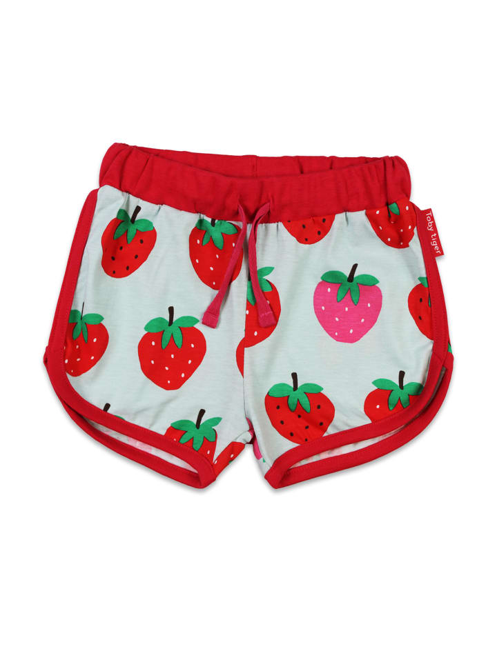 Toby Tiger Shorts mit Erdbeer Print in rot günstig kaufen