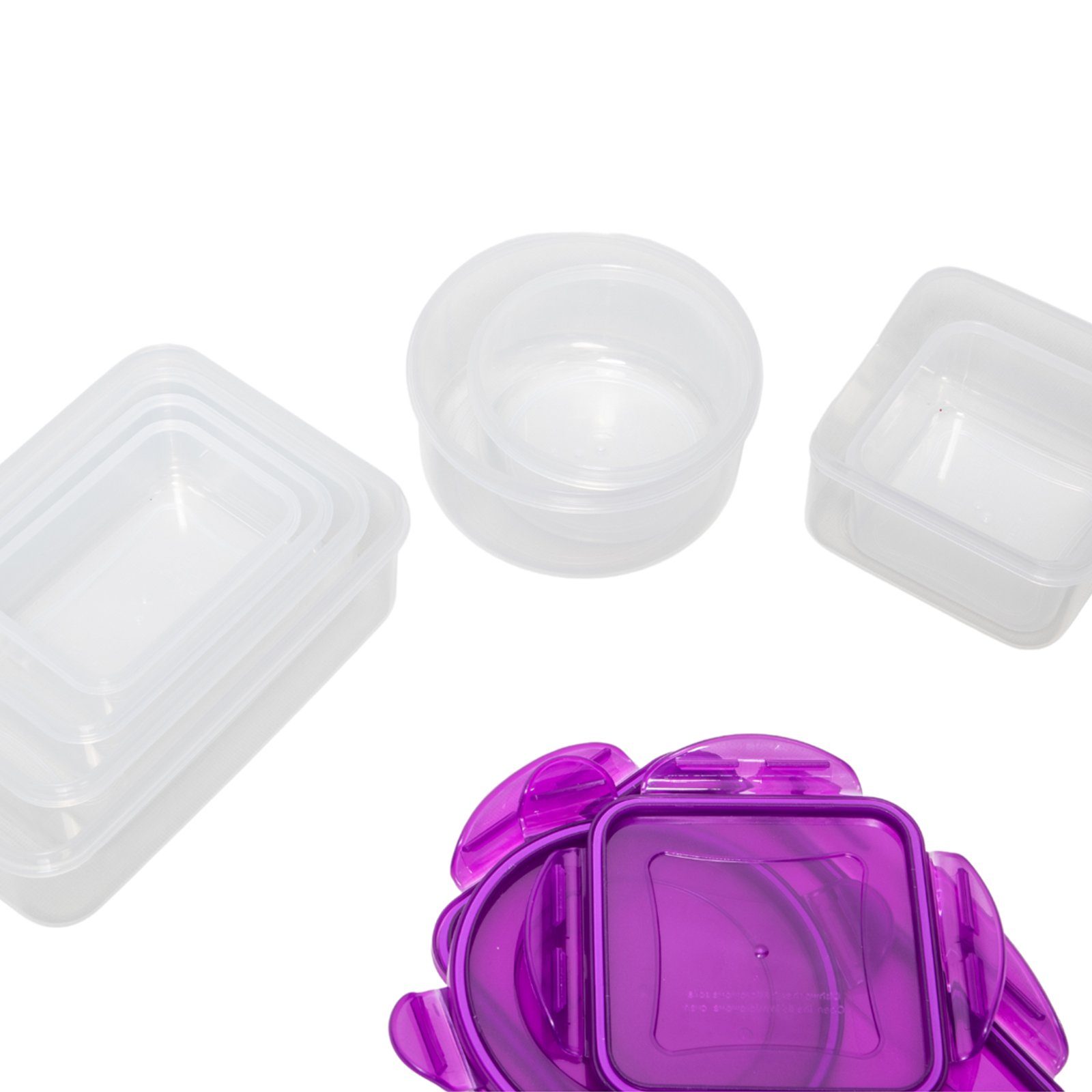 Plentyfy Frischhaltedose Frischesystem 16, Kunststoff, (Set, 16-tlg), Frischhaltedose mit Deckel - Vorratsdosen Set