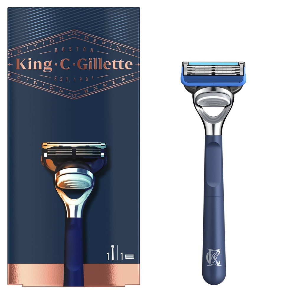 gillette King C. Gillette Rasoir, Rasage Et Contours Rasoirs