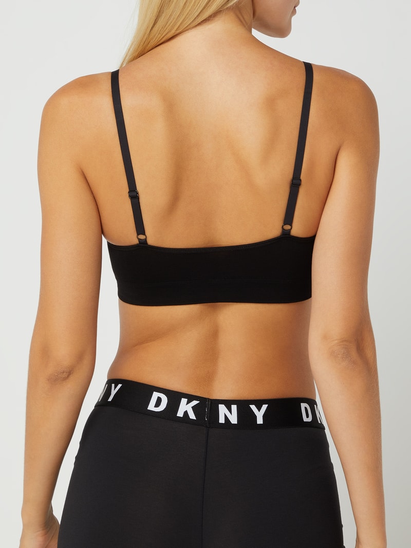 Bustier aus Lyocellmischung in schwarz