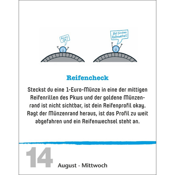LIFEHACKS TAGESABREIßKALENDER 2024 - Kalender