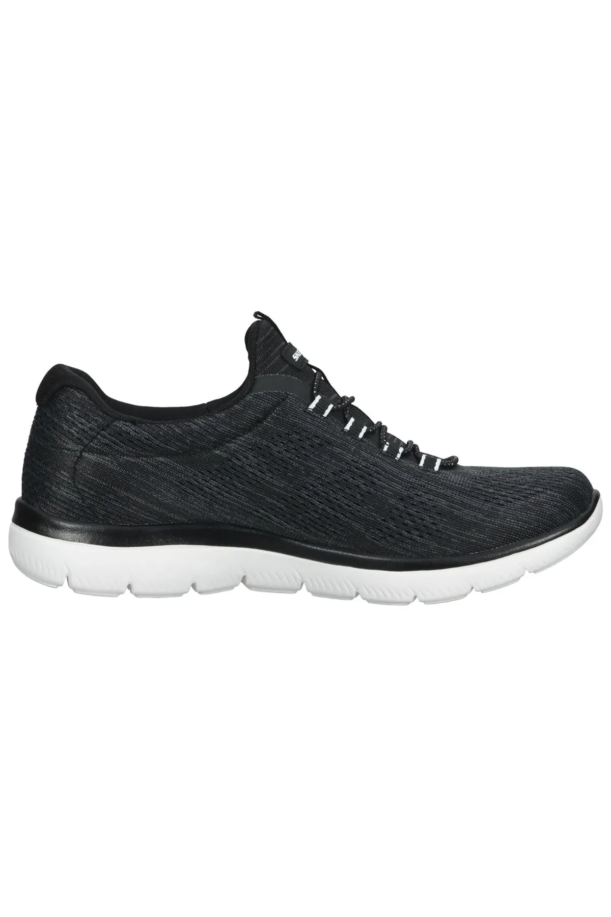 SKECHERS  Sneaker - Schwarz - Flacher Absatz