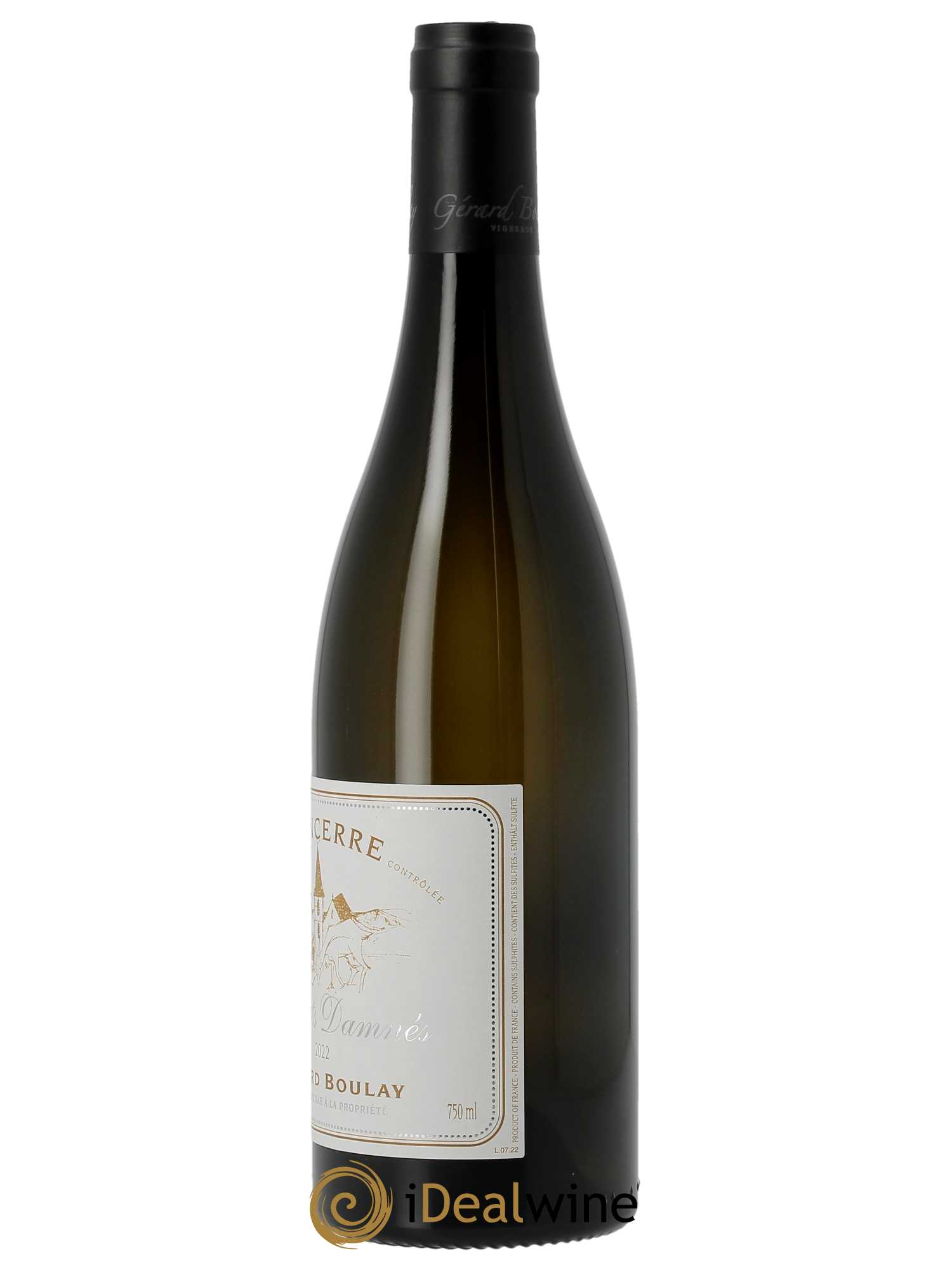 Sancerre Monts Damnés Gérard Boulay  2022 - Lot de 1 Bouteille
