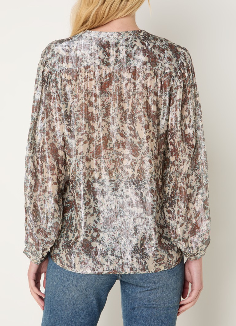 Gerard Darel  Basyll semi-transparante blouse met print
