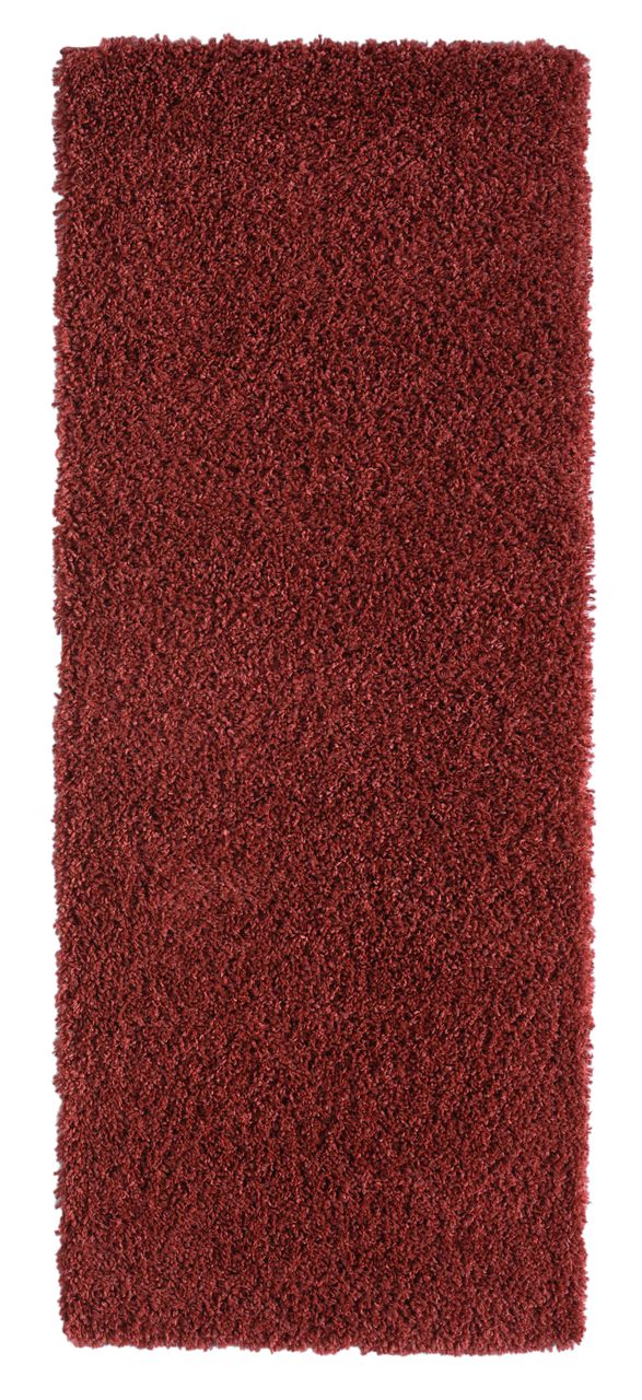 MyFlair Teppich Elodie, 80cm x 200cm, Farbe Weinrot, rechteckig, Florhöhe 37mm