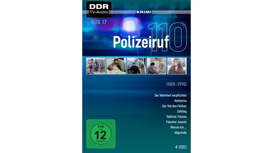 Polizeiruf 110 - Box 17 (DDR TV-Archiv) mit Sammelrücken  [4 DVDs]