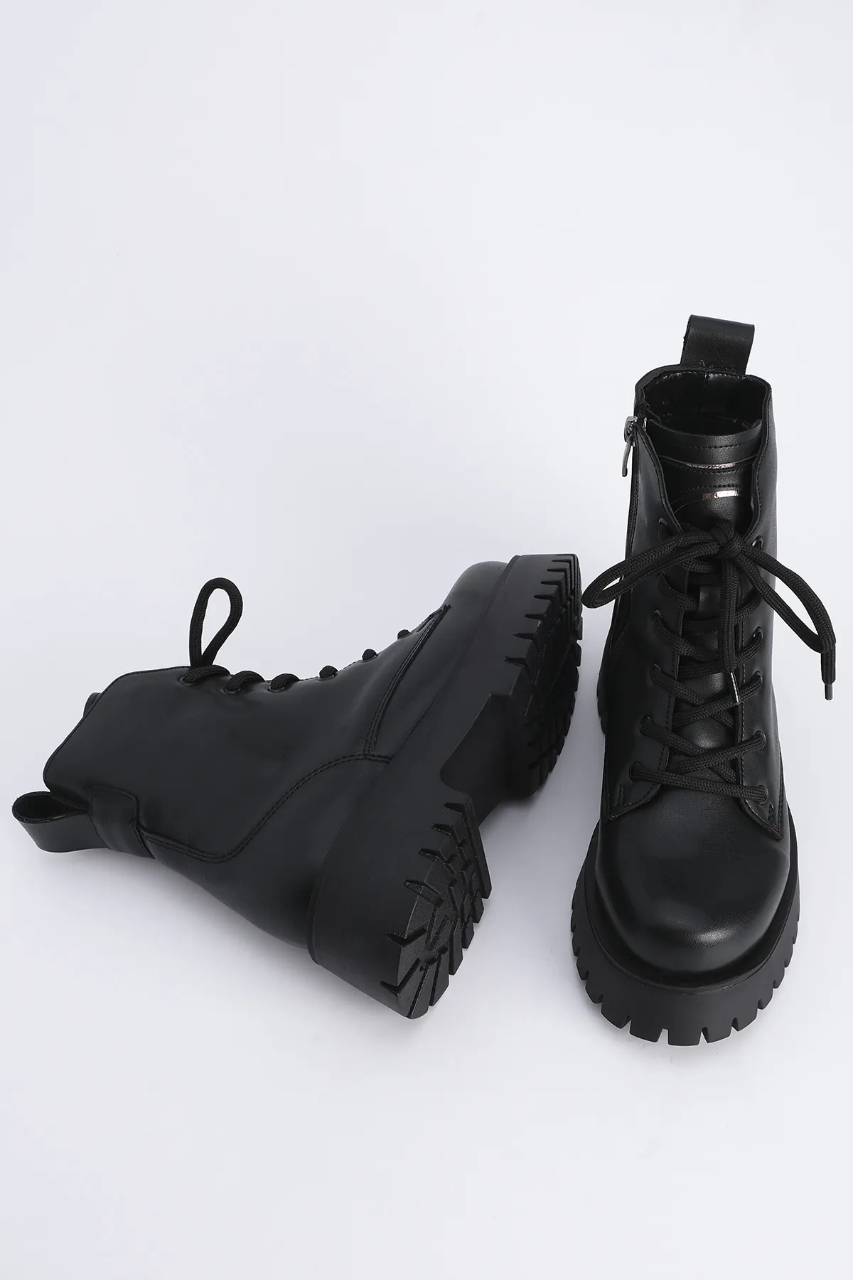 Marjin  Stiefelette - Schwarz - Blockabsatz