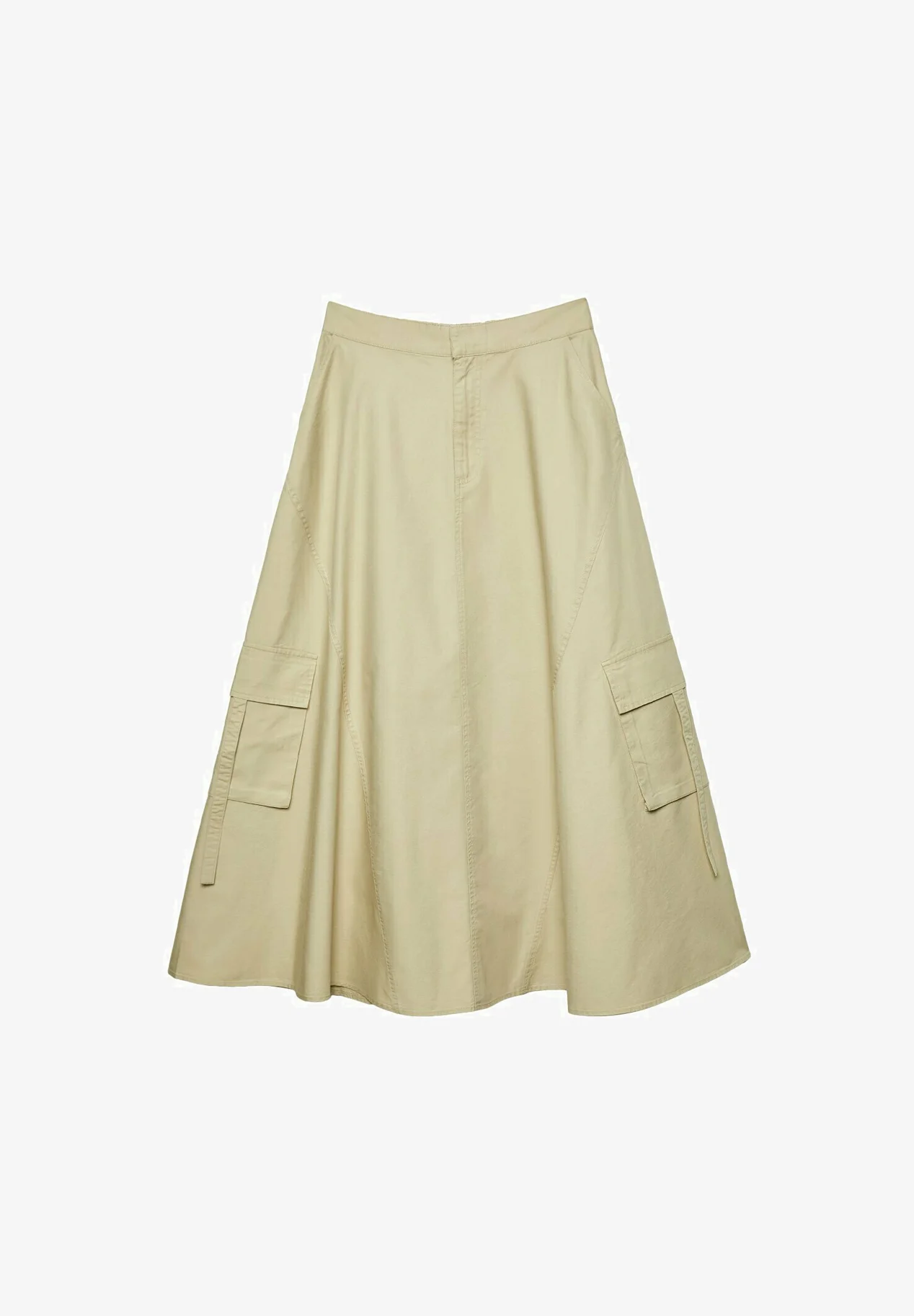 Stradivarius FLARED MIDI - Falda larga