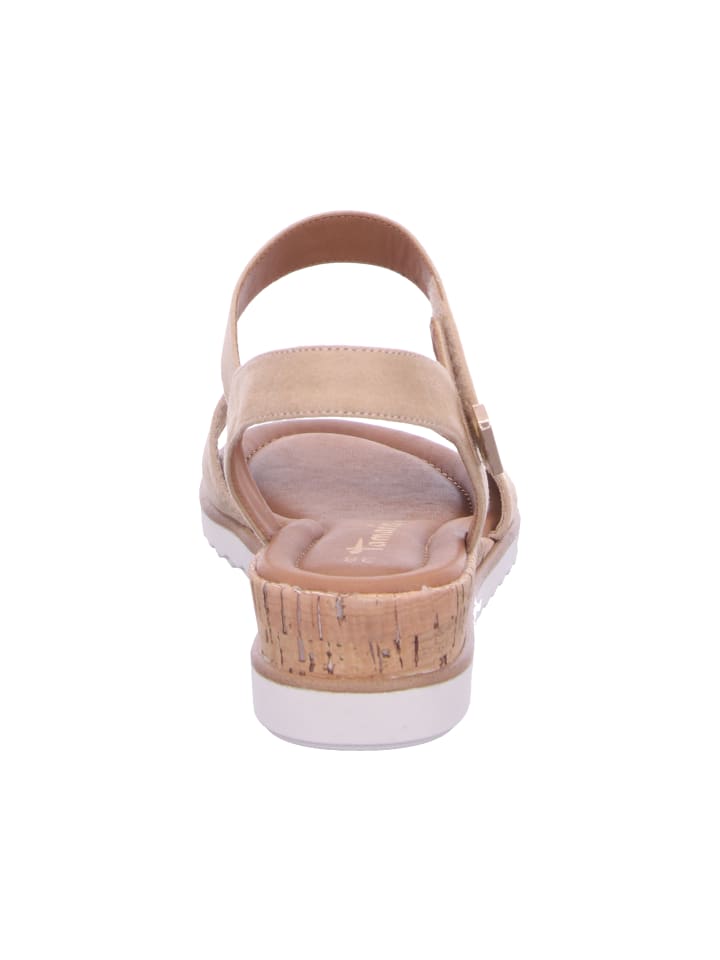 Tamaris Keilsandalette in beige günstig kaufen