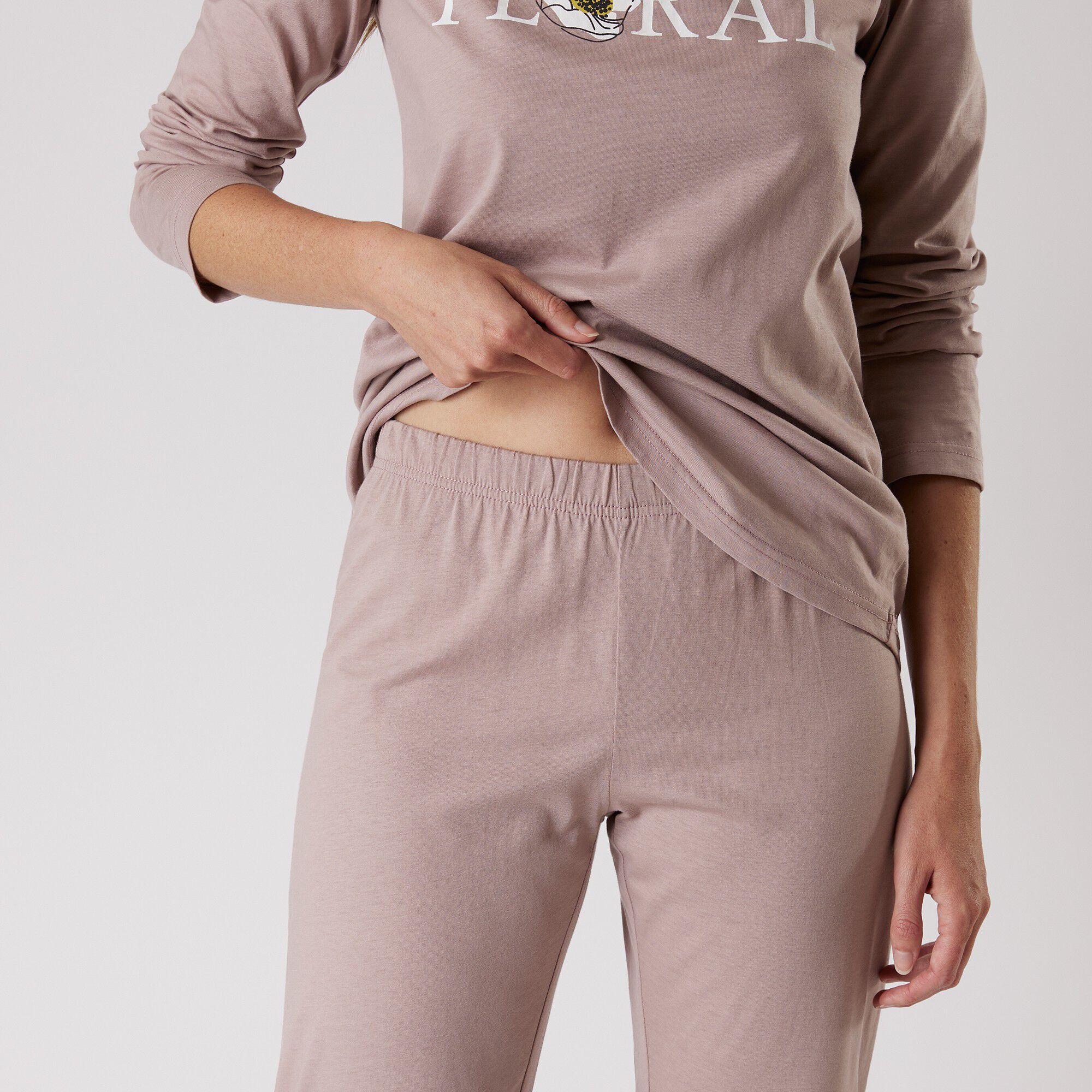 Pyjama manches longues imprimé 