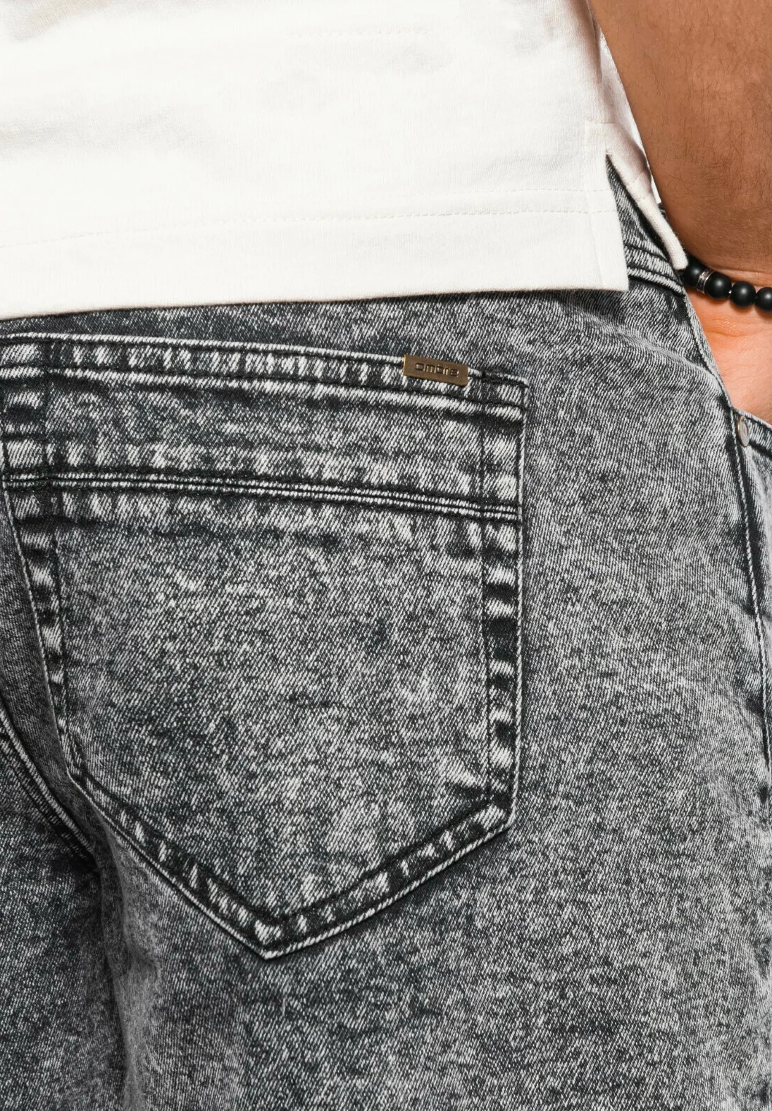 Pantalones cortos de mezclilla ombré