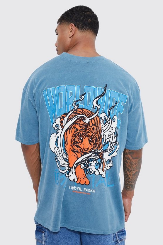 Oversize T-Shirt mit Print
