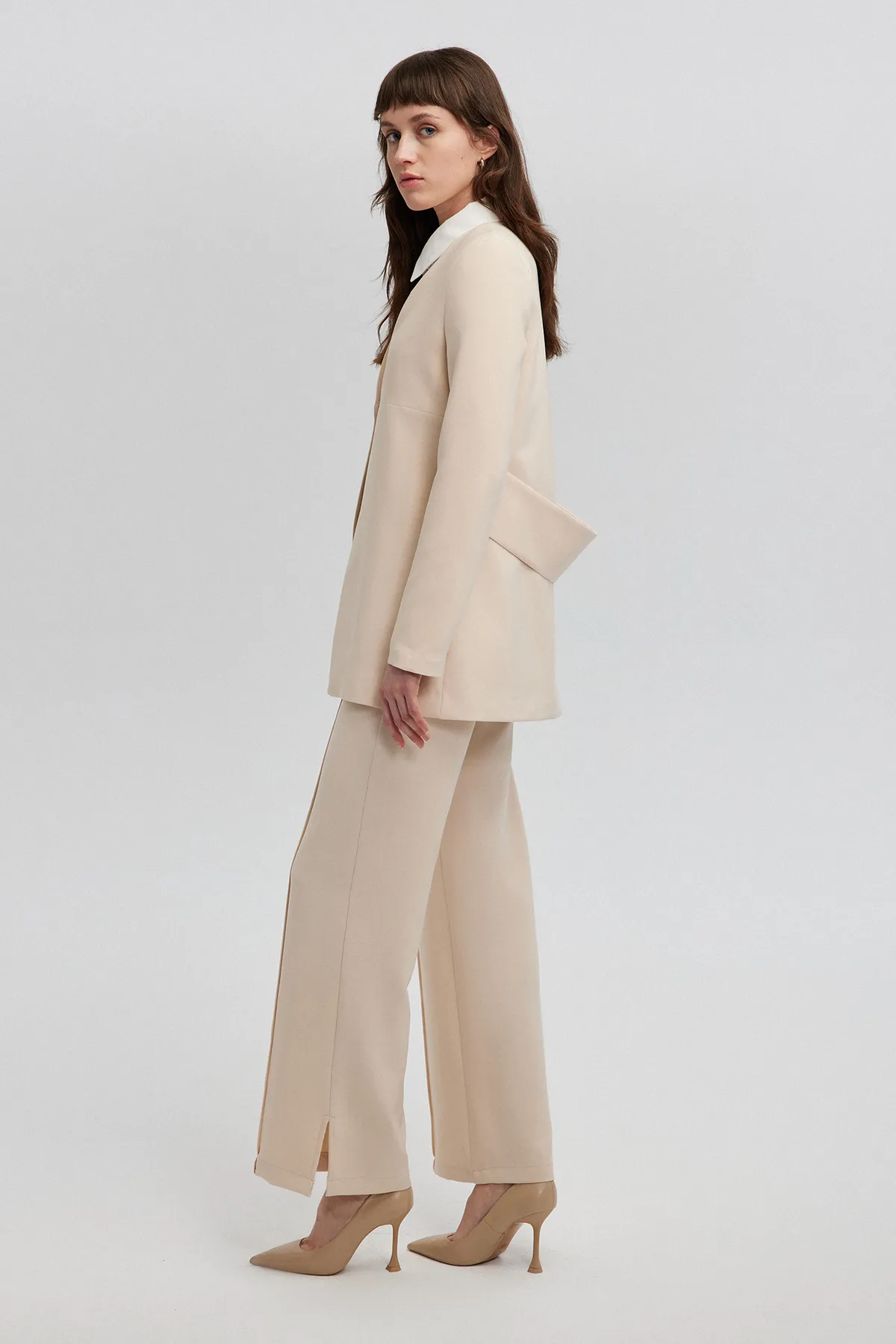 Touché Privé  Zweiteiler - Beige - Regular Fit