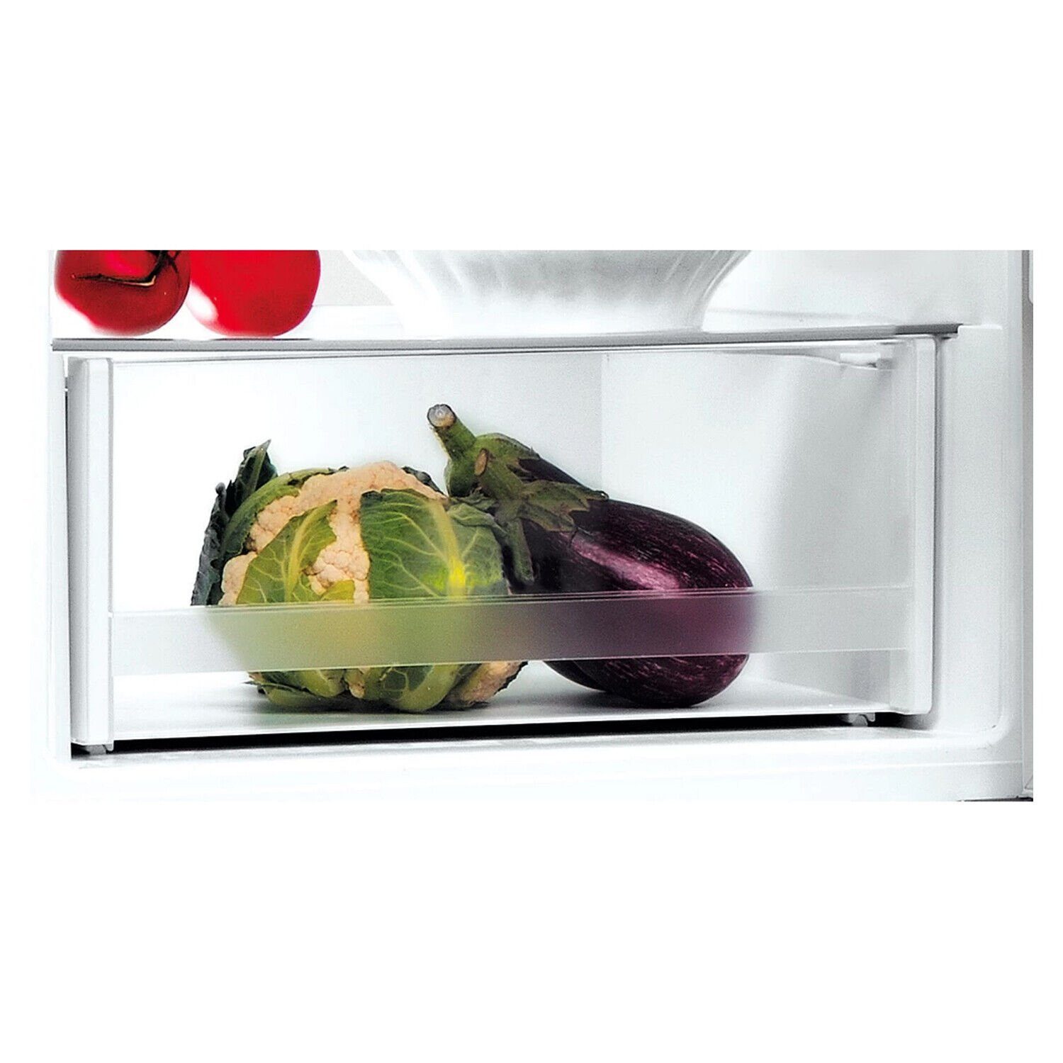 Indesit Kühl-/Gefrierkombination Standkühlschrank LI7S2ES, 176,3 cm hoch, 4**** Gefrierteil 111L / LED-Beleuchtung / 38dB(A) leise