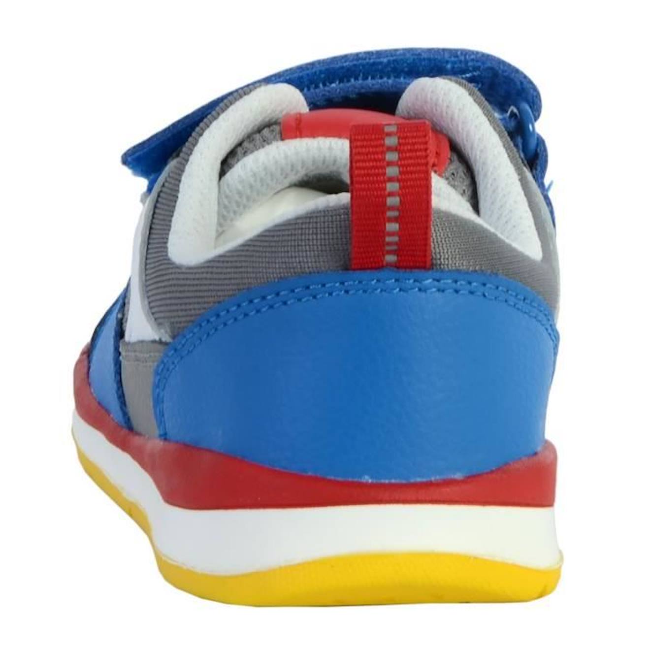 Basket Cuir Clarks Enfant Ferris Run gris