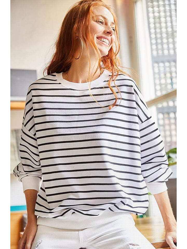 Olalook Sweatshirt in Schwarz günstig kaufen