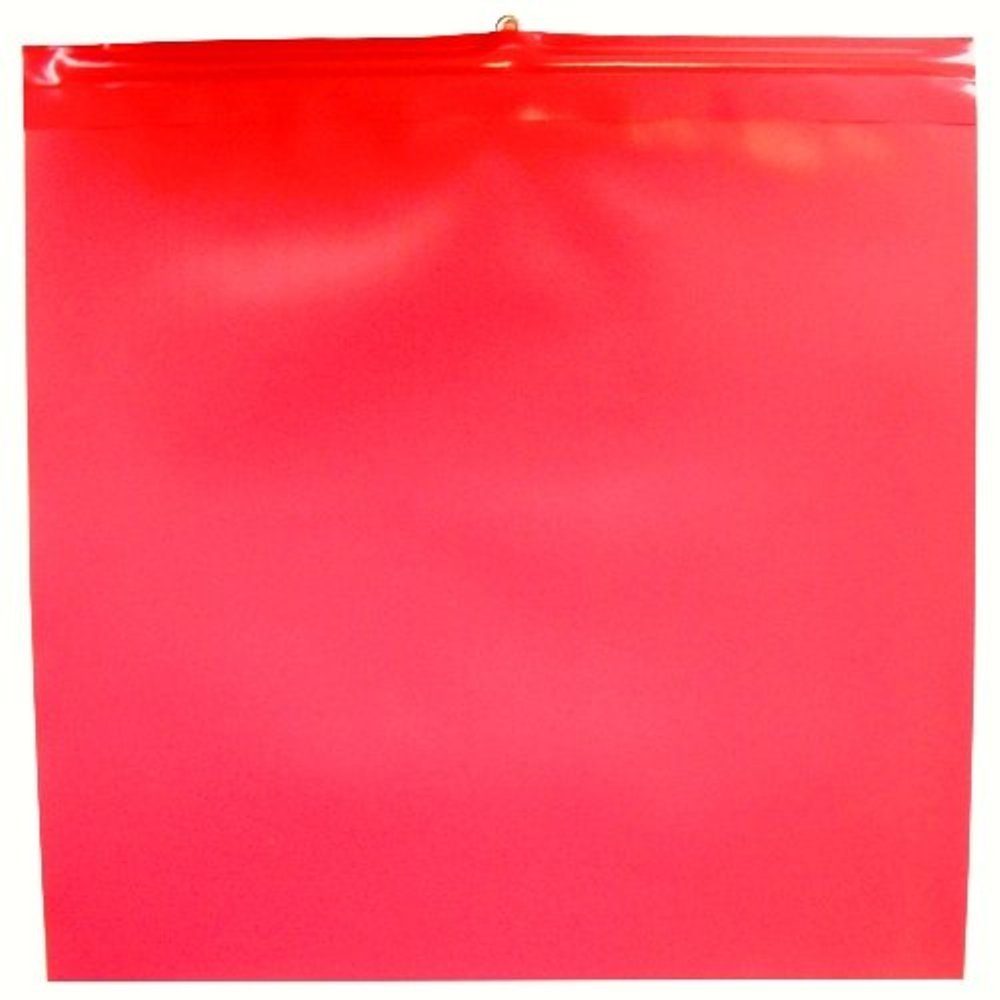 AnyTools Sicherheitsfahne Warnfahne Warnflagge Überlänge Endfahne Schlussfahne rot 10 Stück (Spar-Set), mit Runddrahtbügel